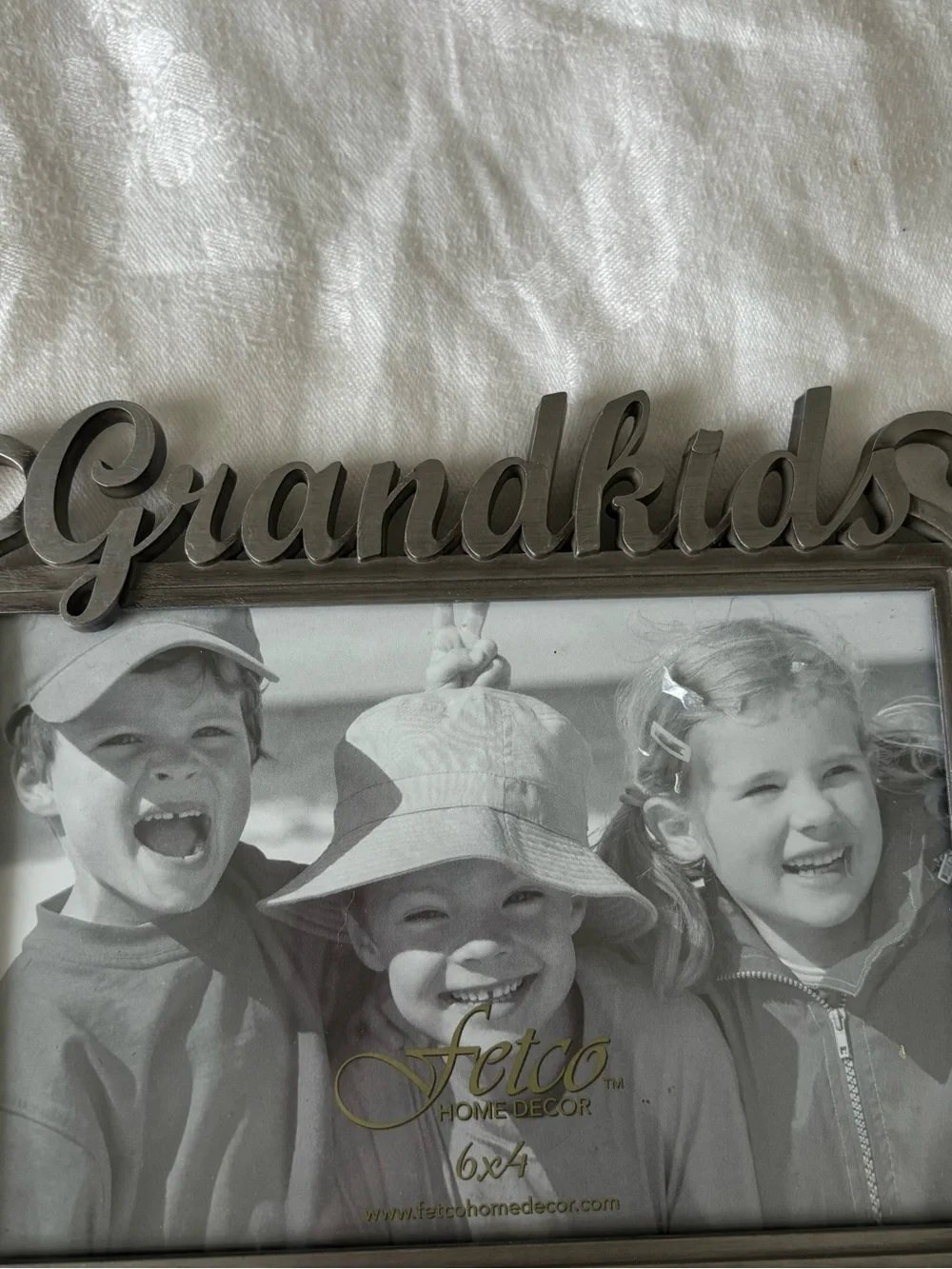 Grandkids Decorative Photo Frame - Gray